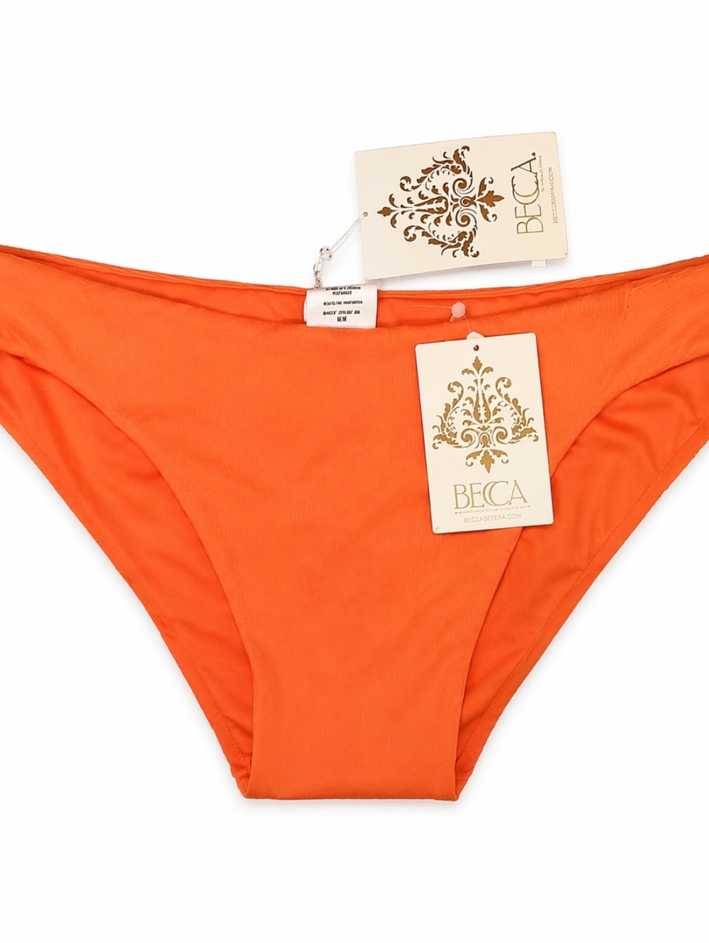 BECCA bikini bottom orange Medium NWT
